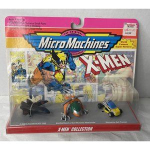 Vintage Micro Machines (1993) X-Men Collection Vehicles Action Figures